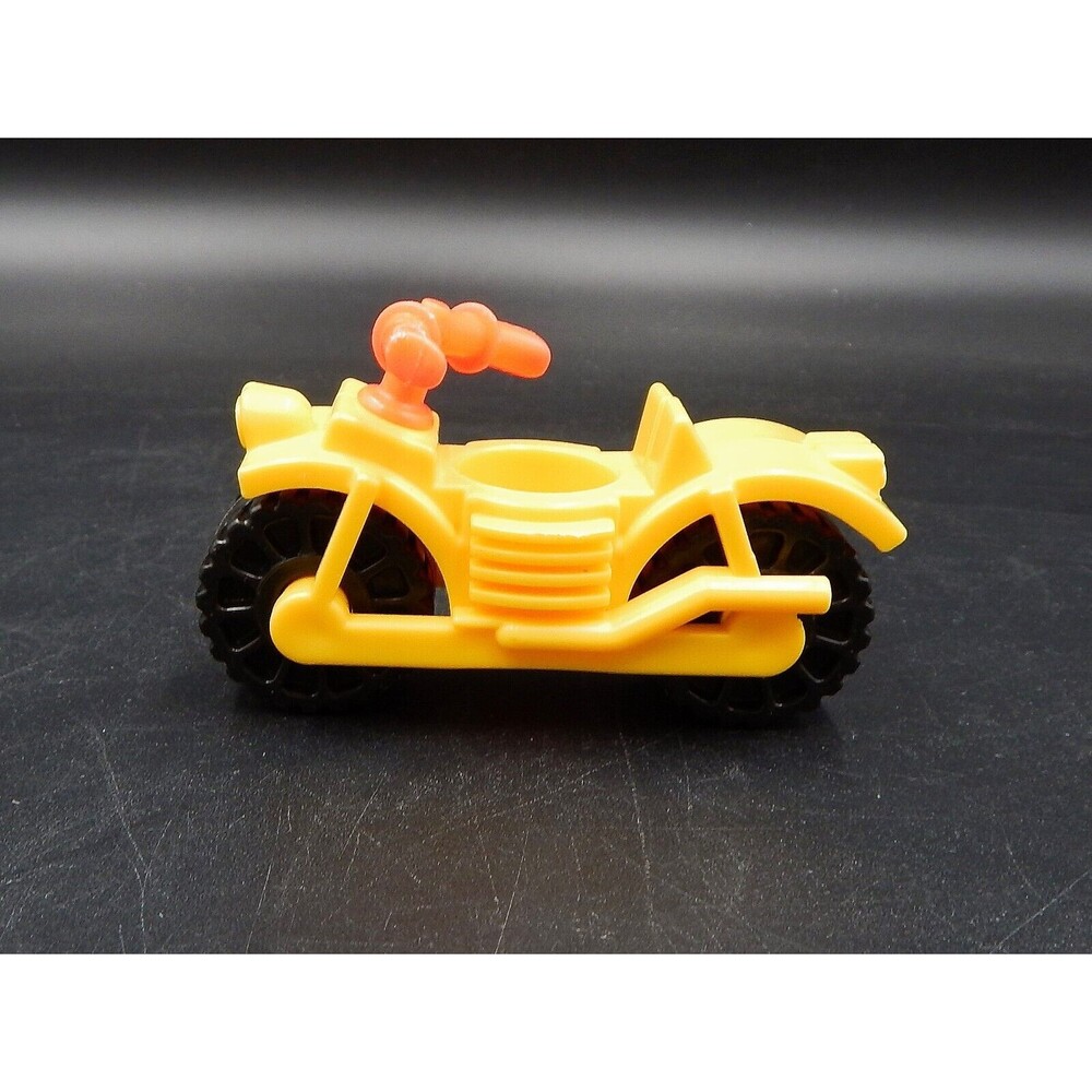 Fisher Price Little People Yellow Motorcycle Only 994 Camper Vintage